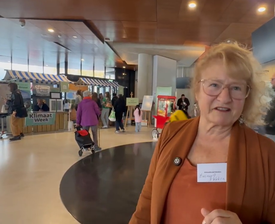 MariannA Bakker- Klimaatburgemeester Almere- present op KlimaatFair